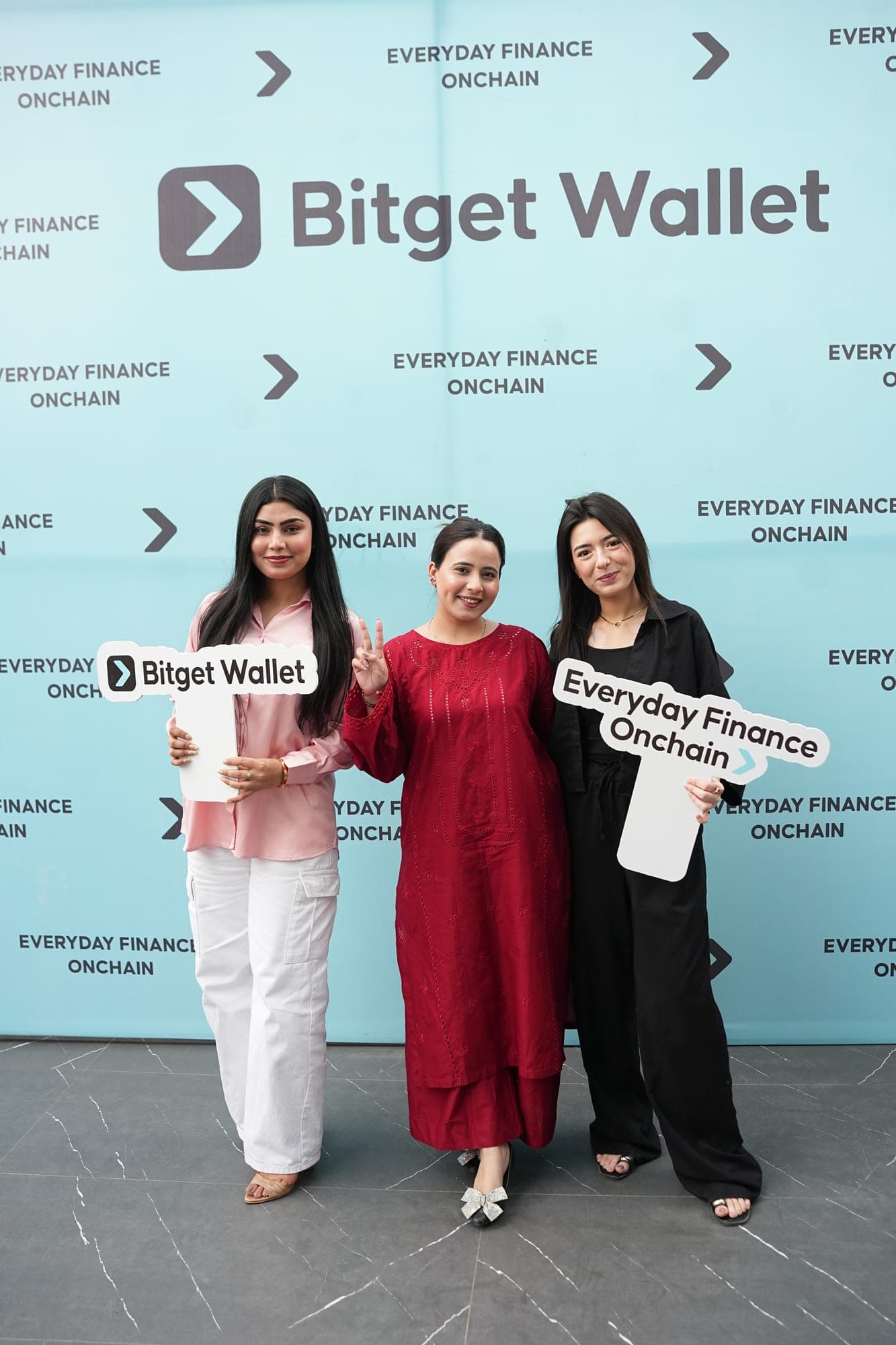 Bitget Wallet ambassadors posing together